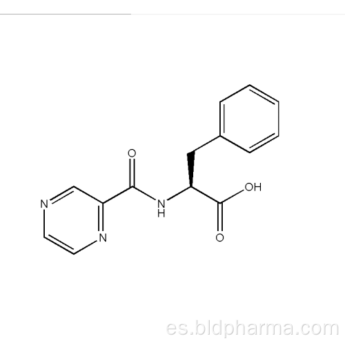 Ácido (S) -3-fenil-2 - [(pirazin-2-ilcarbonil) amino] propanoico